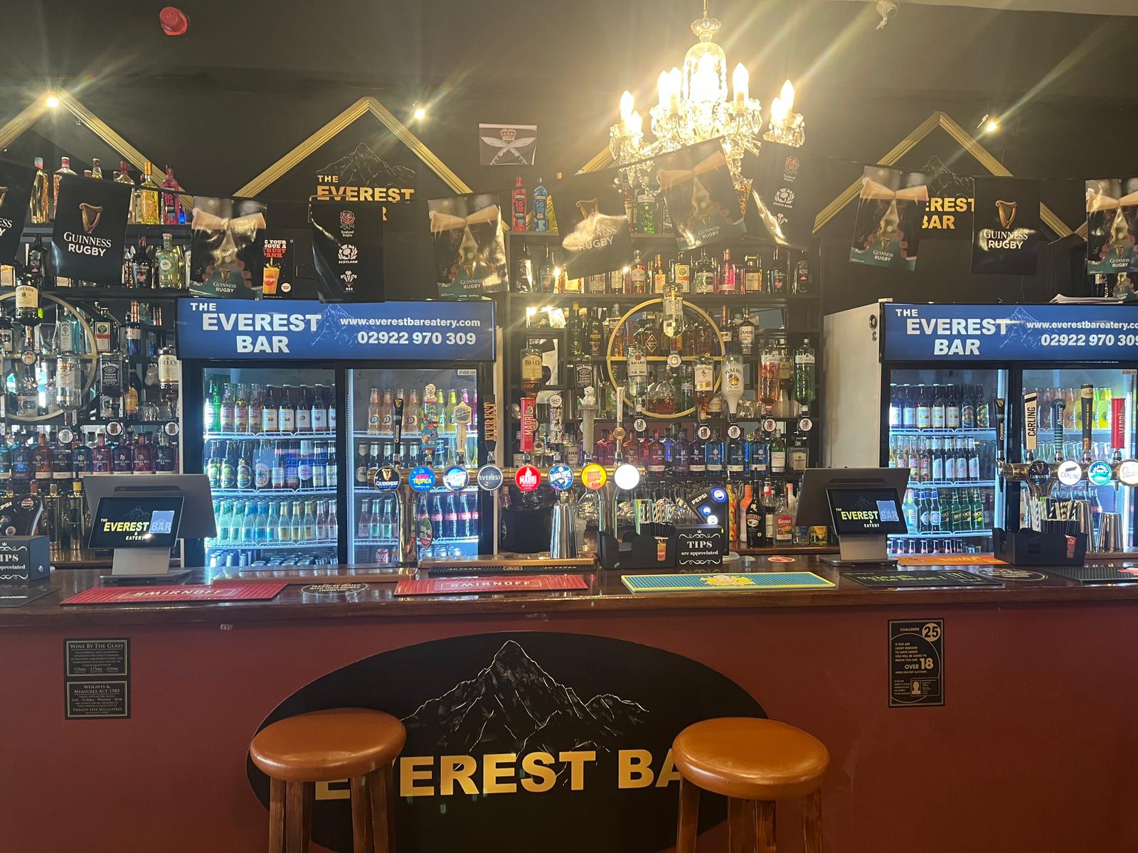 The Everest Bar & Eatery interior